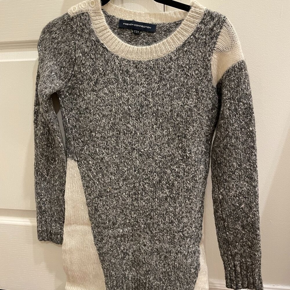French Connection Wool Long Sweater Dress - Size 0